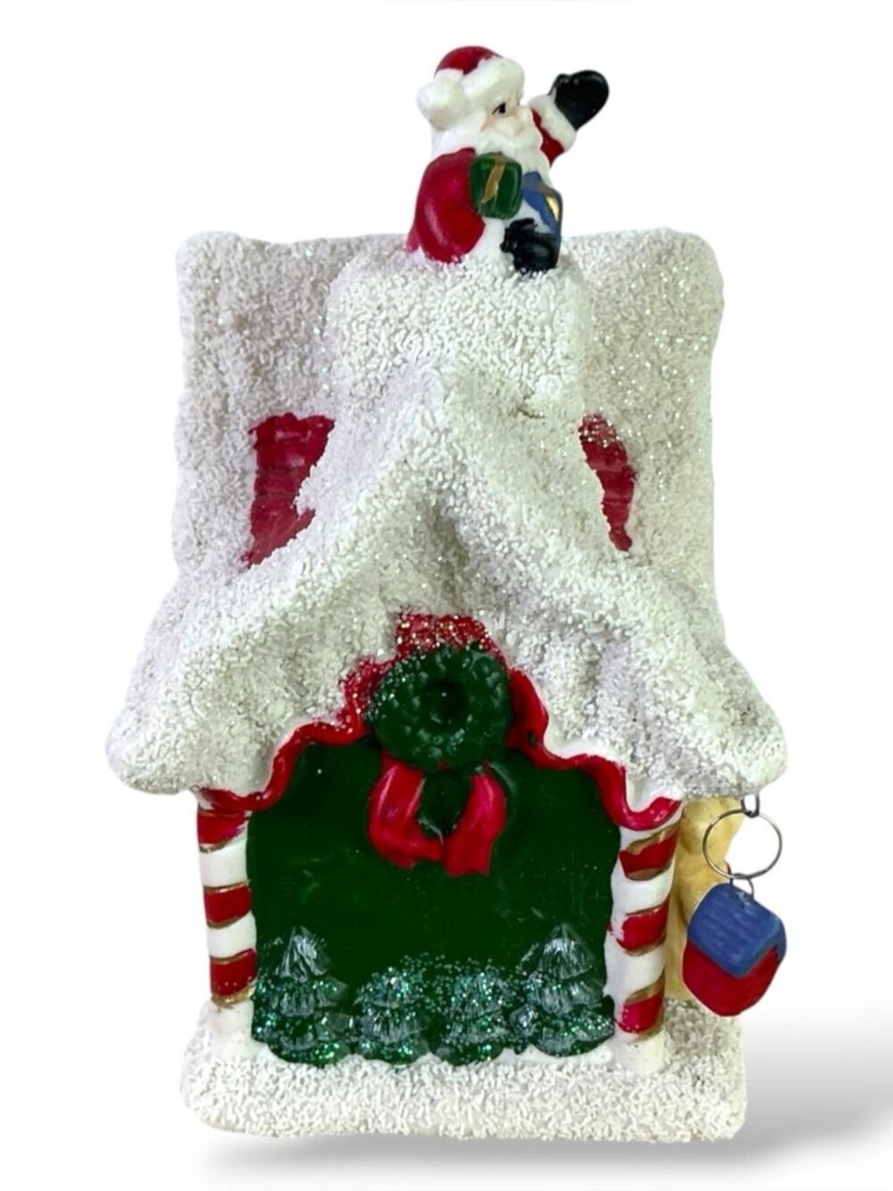 K’s Collection Christmas Village Santa Snow House Vintage Collectible 1990’s - Picture 5 of 16
